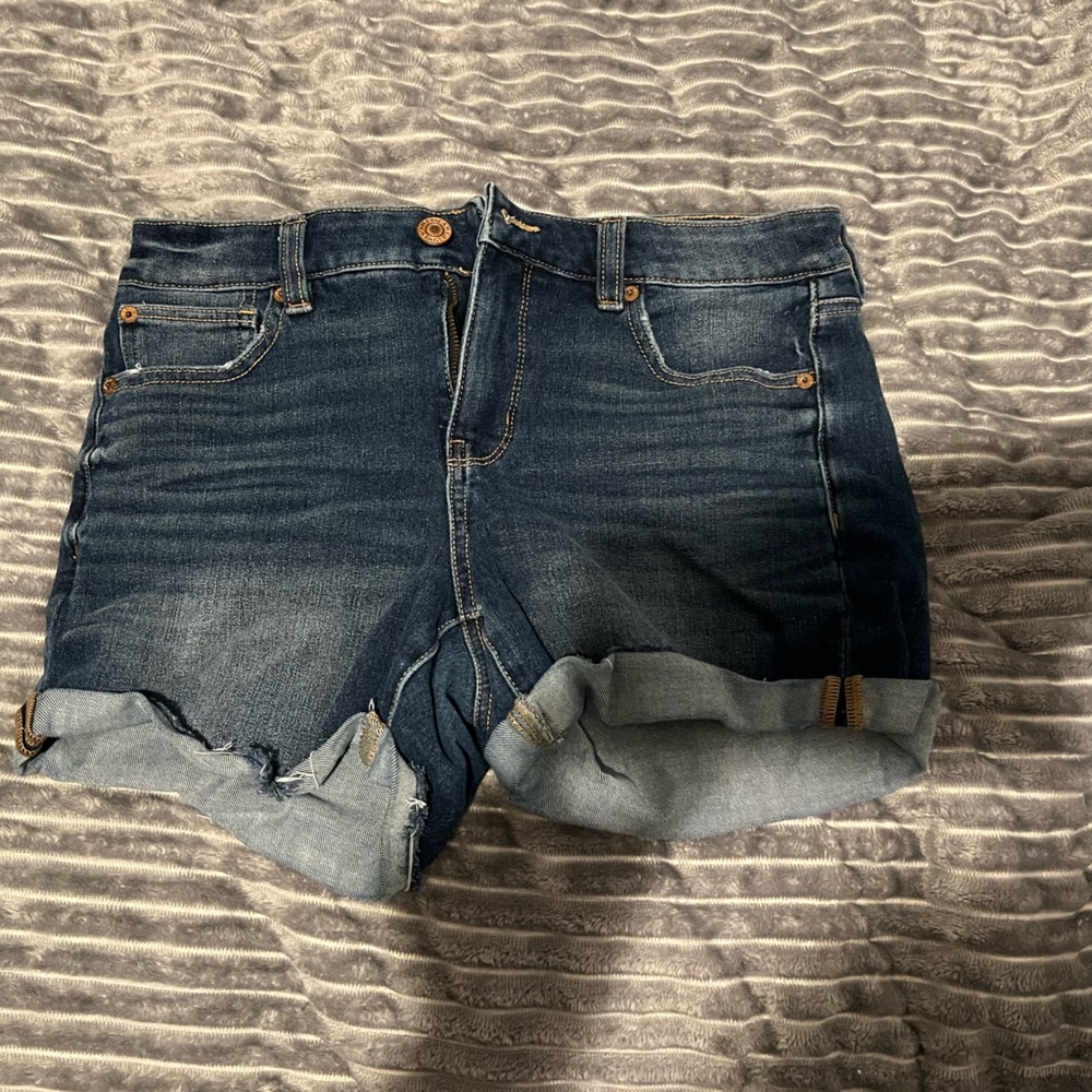American Eagle Outfitters Dark Blue Jean Shorts